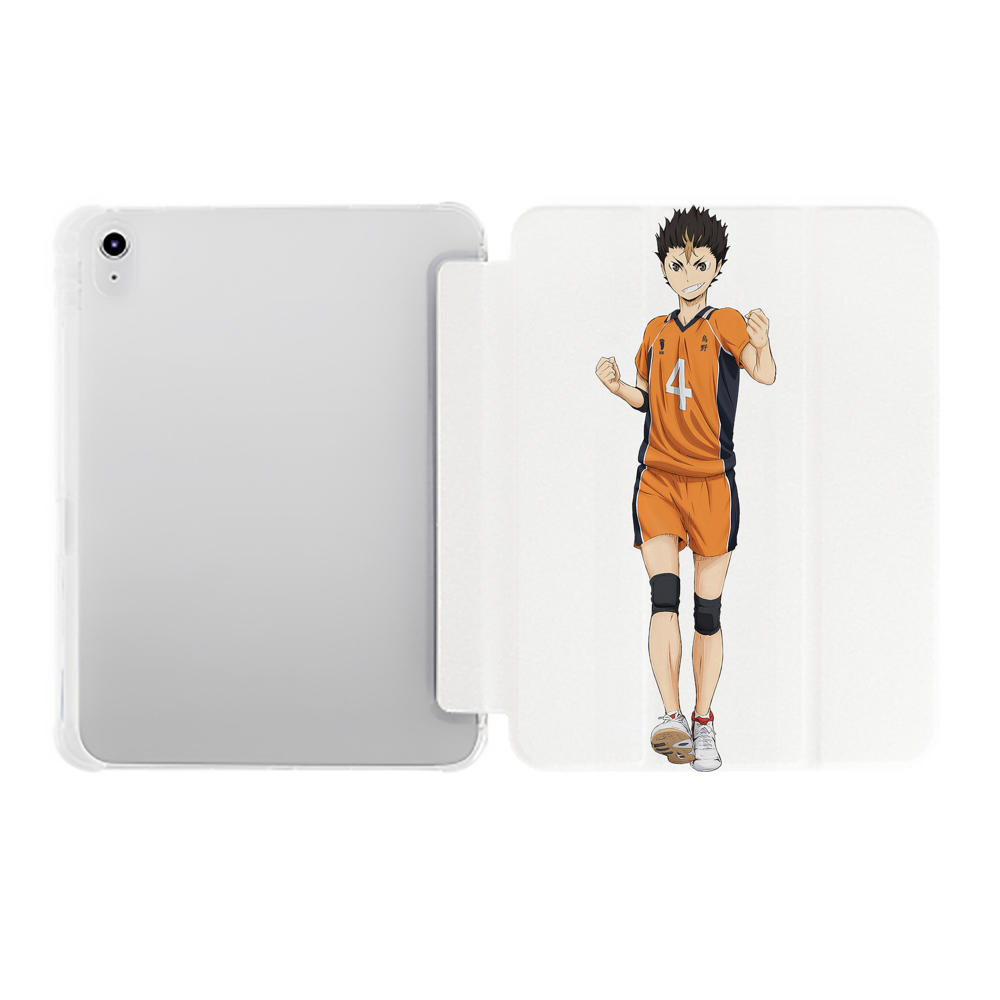 （画像用） ハイキュー!! Haikyu!! IPad ケース ペン収納付き 三つ折りスタンド PUレザー×シリコン 対応機種9.5/10.5/10.9インチ